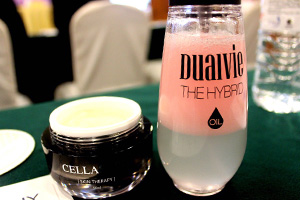 カンボジアでの記者会見