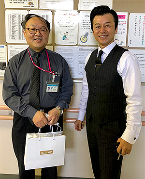 日本医師会病院にマスク寄付